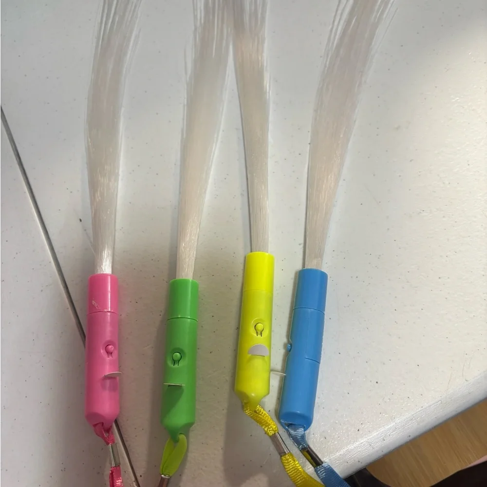 Colorful LED Fiber Optic Wands